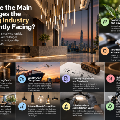 What are the main challenges the lighting Industry is currently facing?