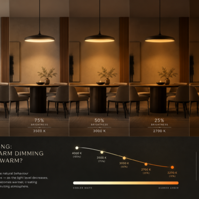 LED Lighting: What is Warm Dimming or Dim-to-Warm?