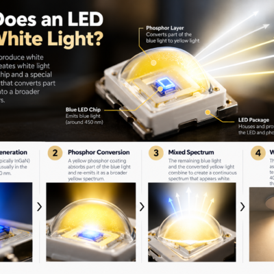 How Does an LED Emit White Light?