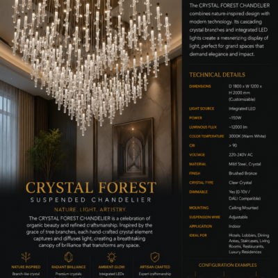 Chandelier for Hotel Restaurant & Villa 10