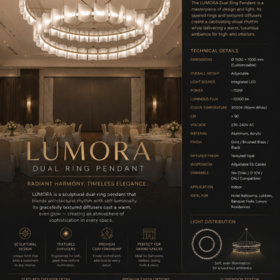Chandelier for Hotel Restaurant & Villa 2