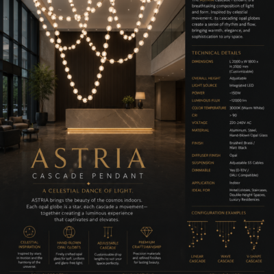 Chandelier for Hotel Restaurant & Villa 4