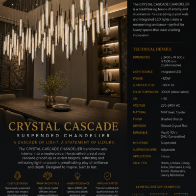 Chandelier for Hotel Restaurant & Villa 8