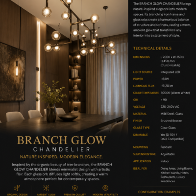 Chandelier for Hotel Restaurant & Villa 9