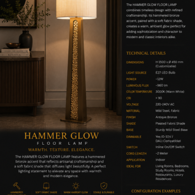 Floor Lamp for Hotel Restaurant & Villa 02