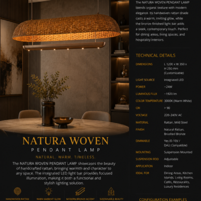 Pendant Light for Hotel Restaurant & Villa 3