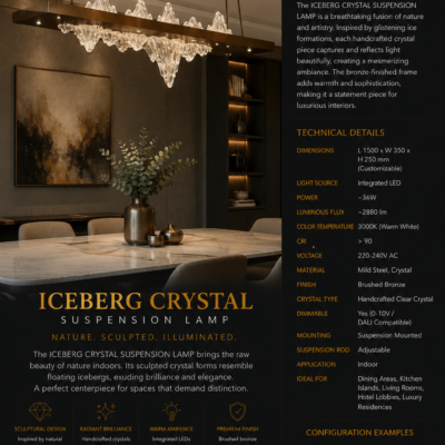 Pendant Light for Hotel Restaurant & Villa 4