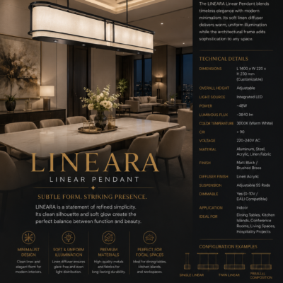 Pendant Light for Hotel Restaurant & Villa 8