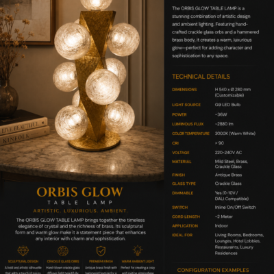 Table Lamp for Hotel Restaurant & Villa 03