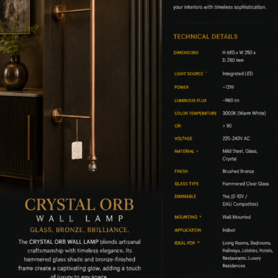 Wall Lamp for Hotel Restaurant & Villa 10