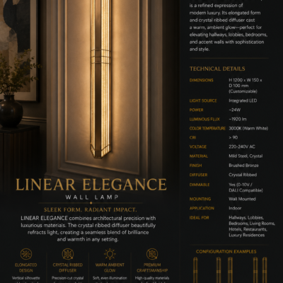 Wall Lamp for Hotel Restaurant & Villa 14