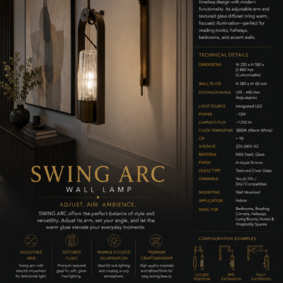 Wall Lamp for Hotel Restaurant & Villa 16