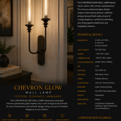 Wall Lamp for Hotel Restaurant & Villa 03