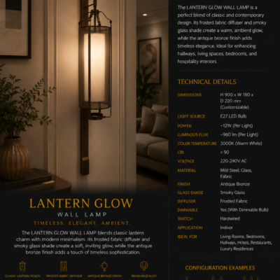 Wall Lamp for Hotel Restaurant & Villa 05