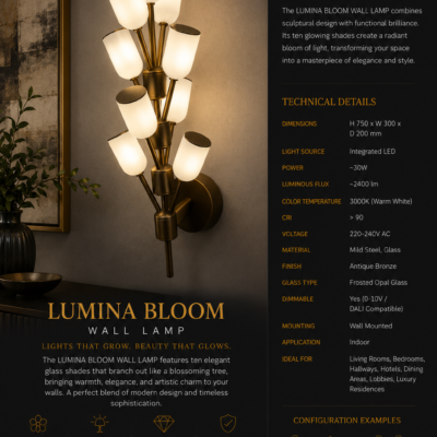 Wall Lamp for Hotel Restaurant & Villa 9